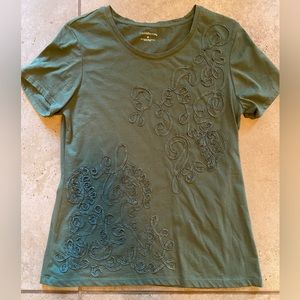 NWOT Croft & Barrow Scrolled Top Size M